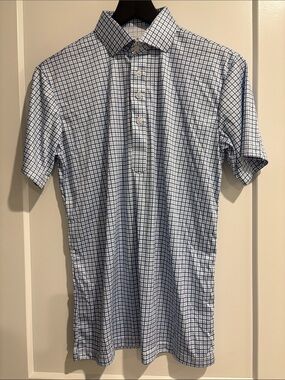 Collars & Co Men’s Semi Spread Dress Collar Polo Small
